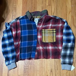 Urban Outfitters BDG Cropped Plaid shirt